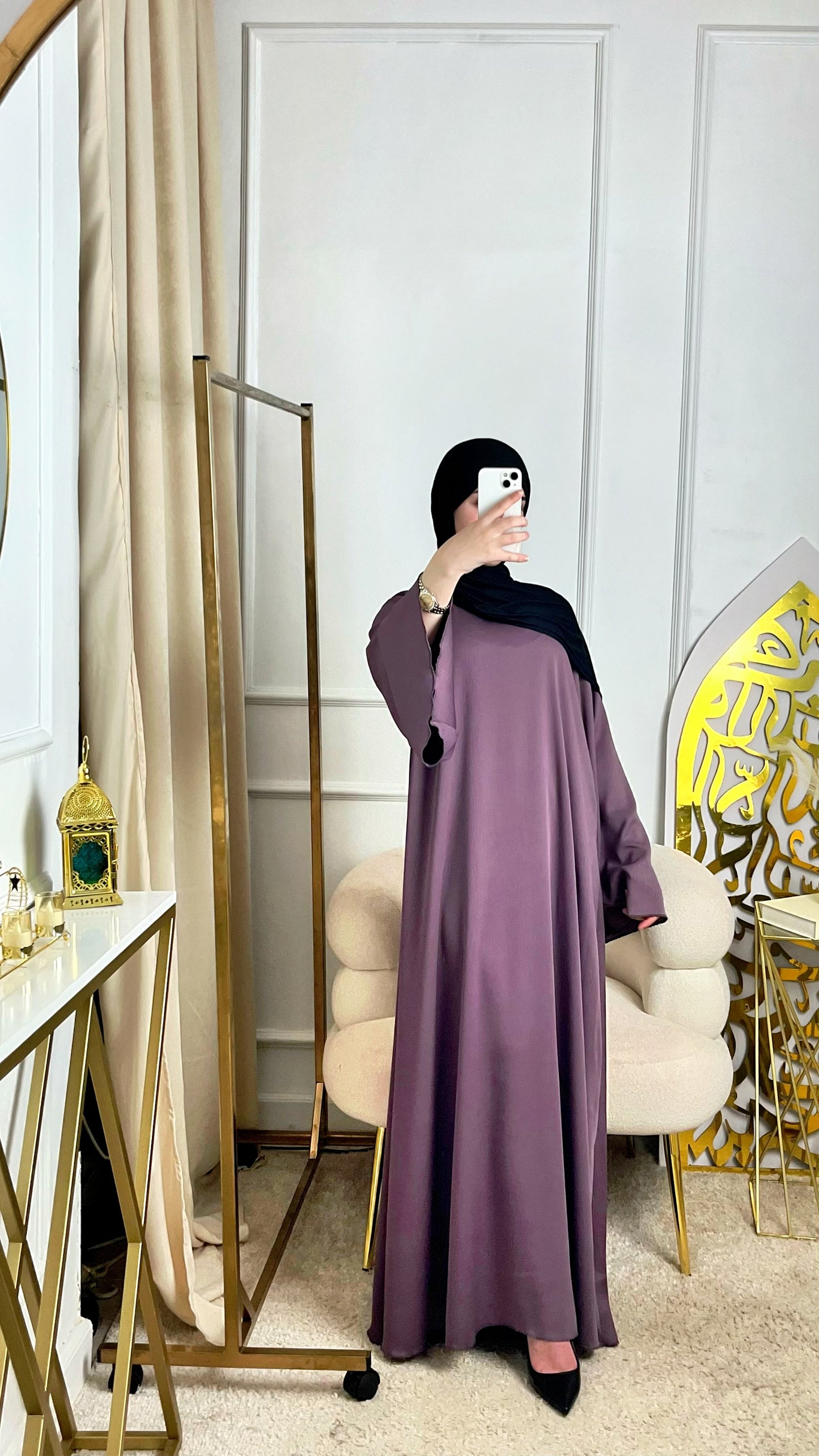 lavander abaya