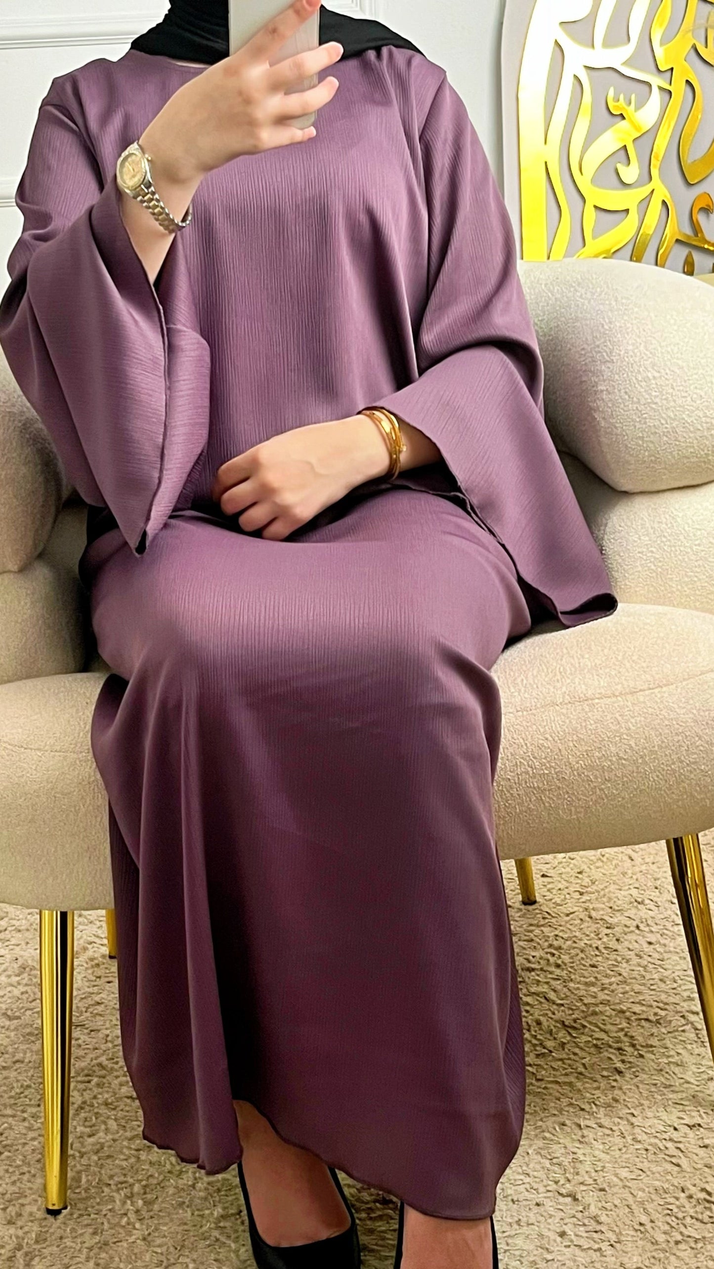 lavander abaya